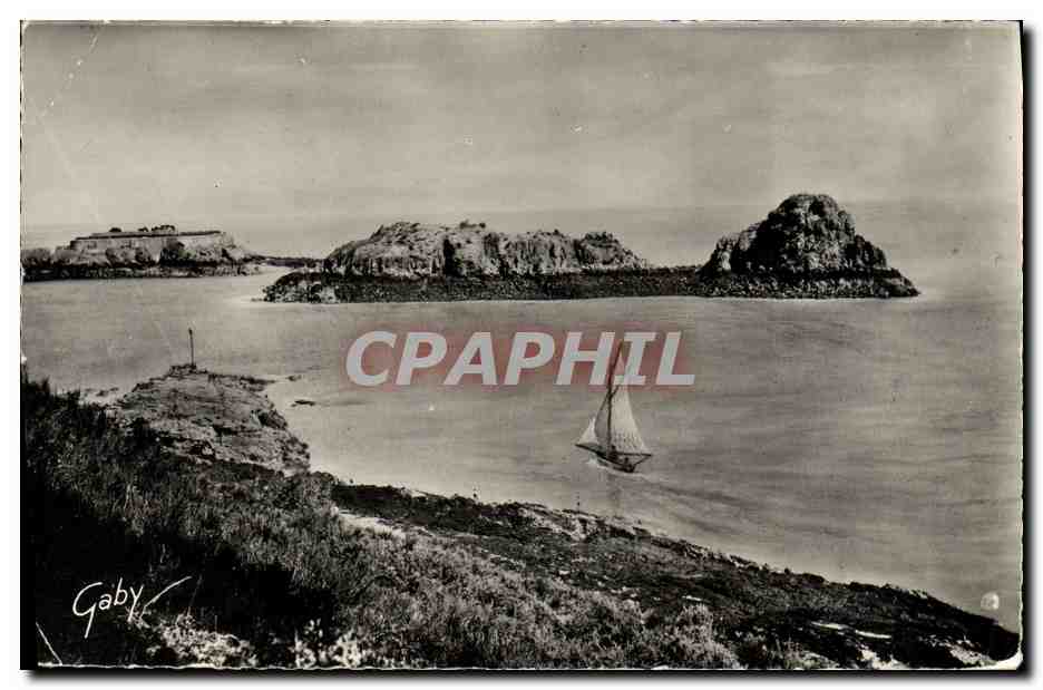 Rocher de Cancale et Fort des Rimaîns — vue maritime — Éditions Gaby