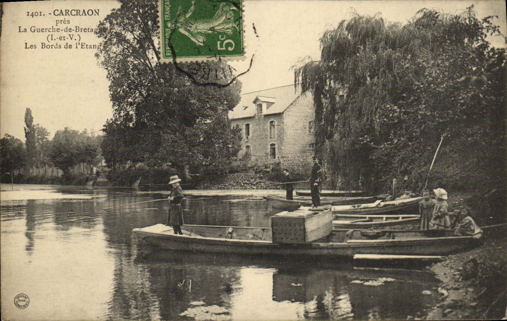 Carcraon — Die Ufer des Sees — La Guerche-de-Bretagne (Ille-et-Vilaine)