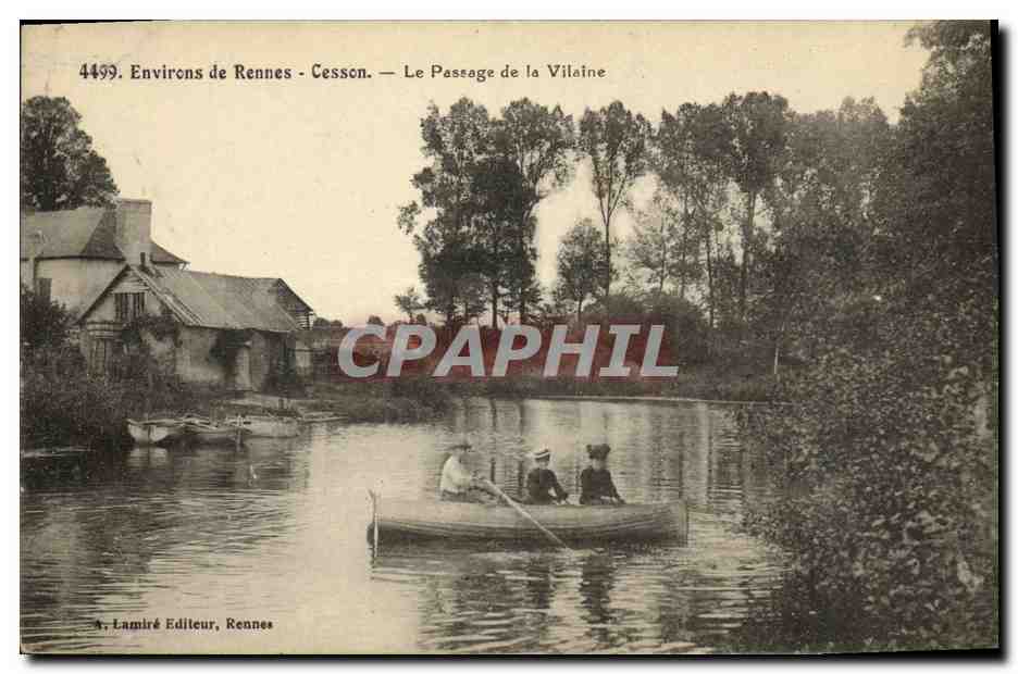 Environ de Rennes - Cesson - Le Passage de la Vilaine — A. Lamiré Editeur, Rennes, n°4499