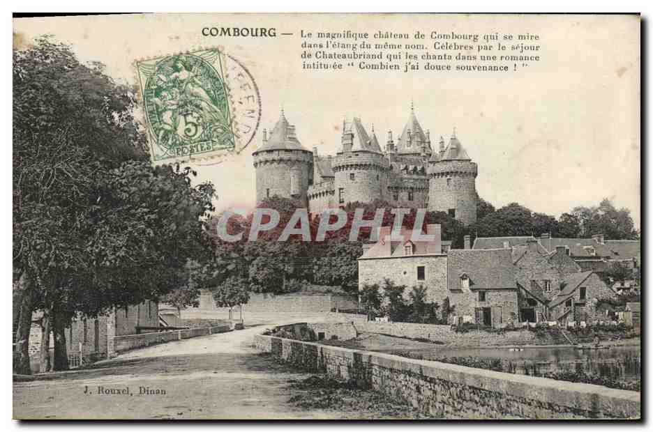 CPA Combourg Le Chateau ou Chateaubriand