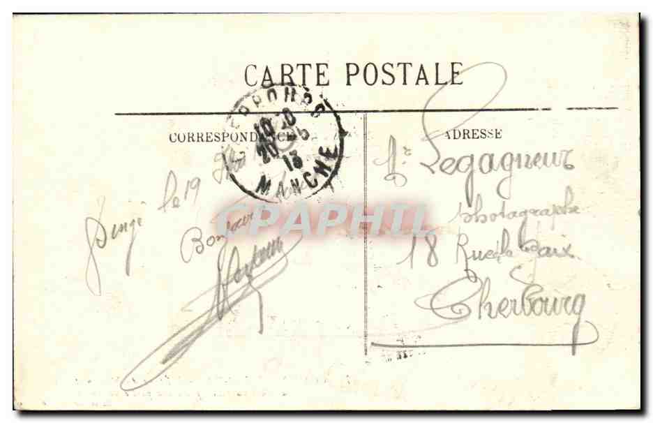 Combourg (I.-et-V.) — L'Étang du Moulin et le Château où Châteaubriand passa une partie de son enfance — J. Sorel, Éditeur, Rennes — Rückseite