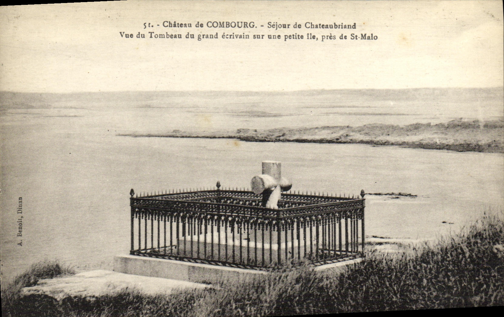 Château de Combourg — Séjour de Chateaubriand — A. Benoît, Dinan