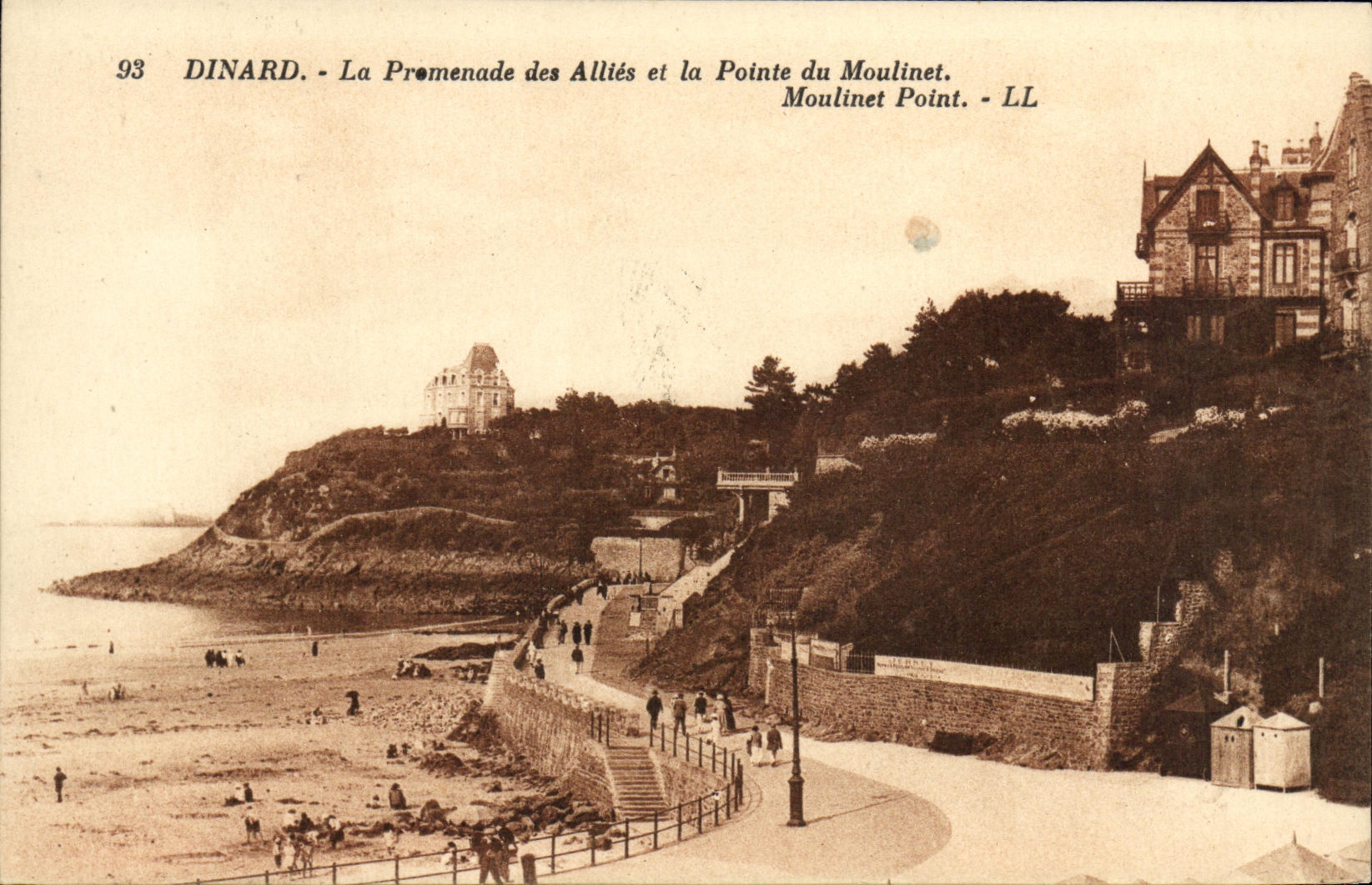 Dinard - La Promenade des Alliés et la Pointe du Moulinet - LL