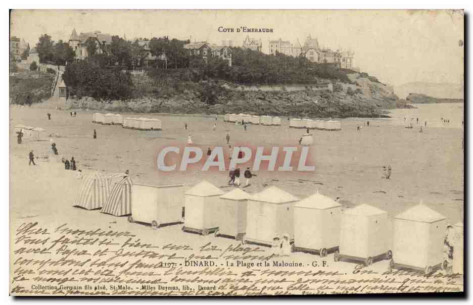 CPA De Dinard La Plage et la Malouine