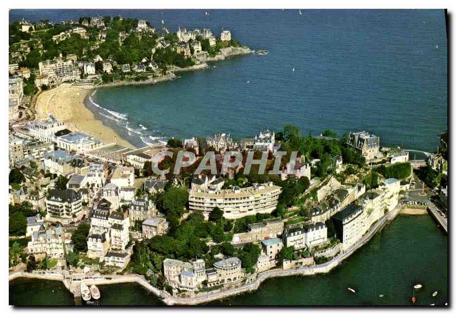 Dinard — La côte du Bec de la Vallée et la plage de l'Écluse — Éditions d'Art Jack - Recto