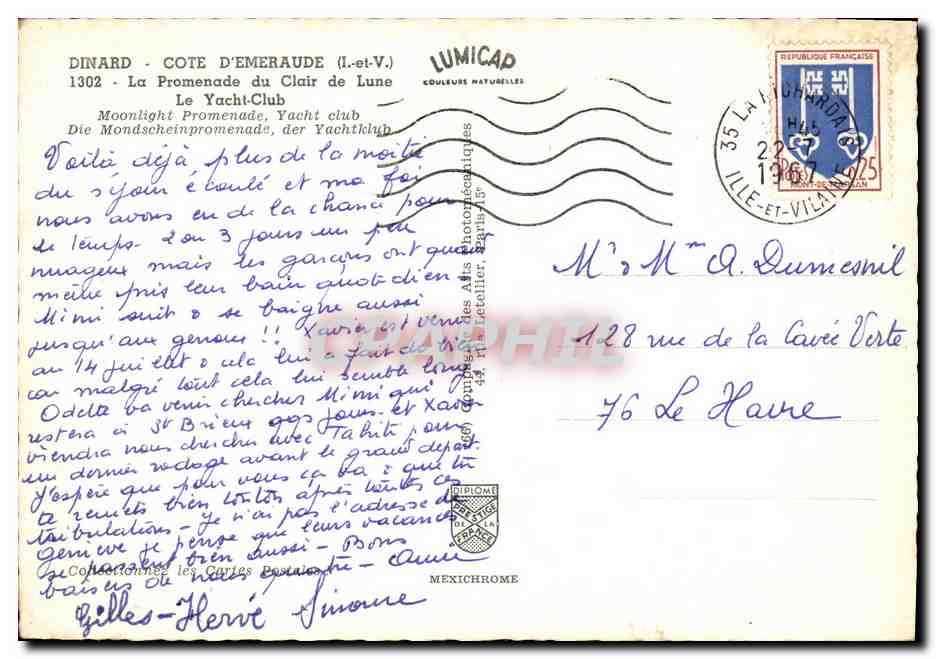 Dinard - Côte d'Émeraude — Promenade du Clair de Lune — Lumicap — Reverso