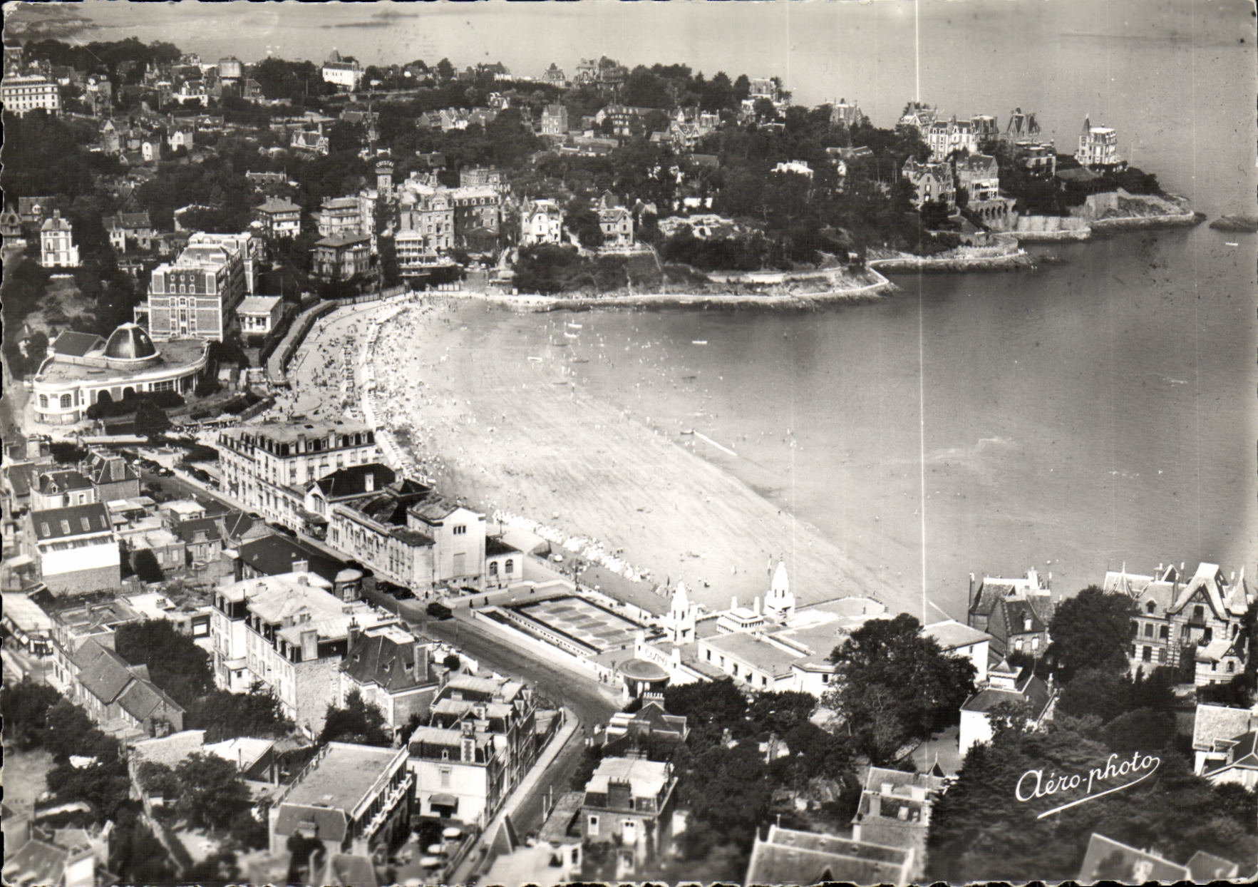 Dinard — La Grande Plage — Aéro-photo