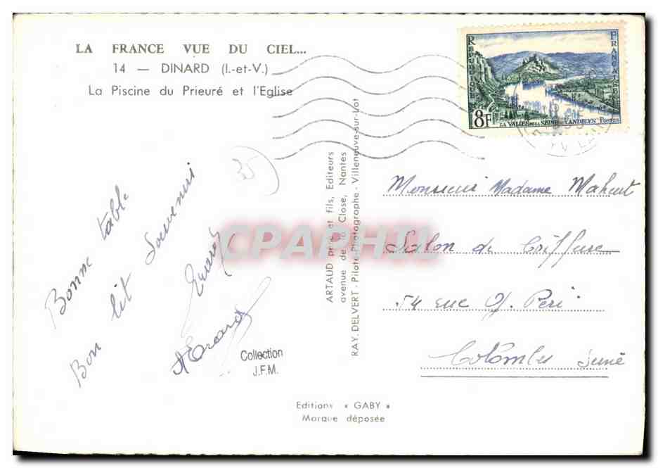 Dinard (Il-et-V.) — La Piscine du Prieuré et l'Église — Éditions Gaby — Reverso
