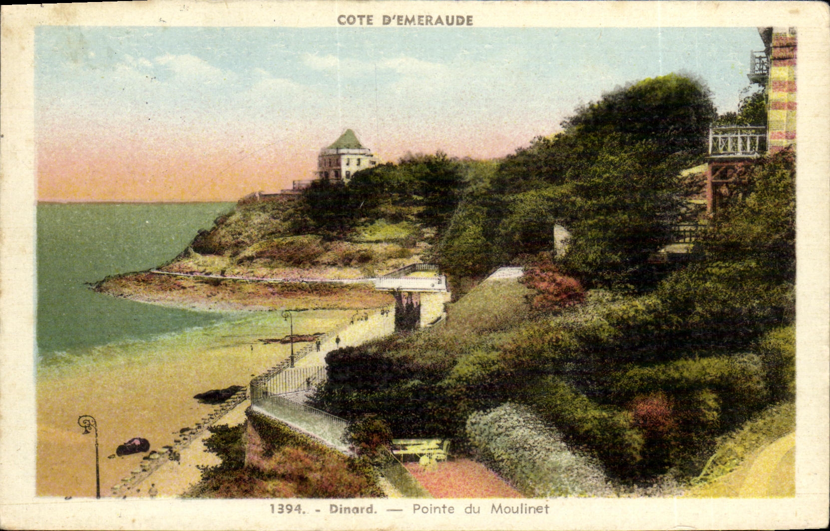 Dinard — Pointe du Moulinet — Côte d'Émeraude — Édition Ménay n°1394