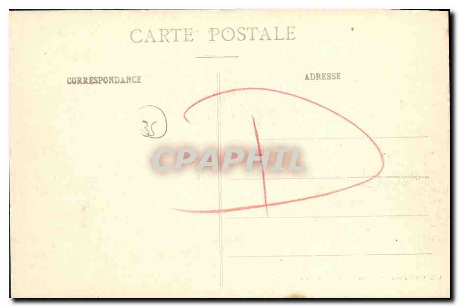 CPA Dinard Le Grand Hotel Royal et le Palais de Cristal — Verso