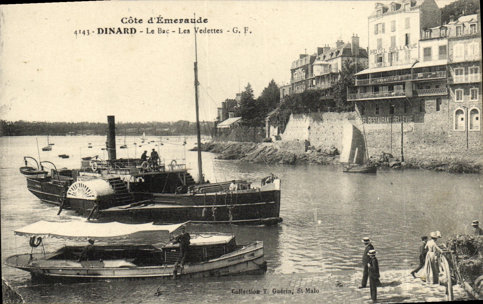 Dinard - Le Bac - Les Vedettes - G.F. - Collection T. Guérin, St-Malo