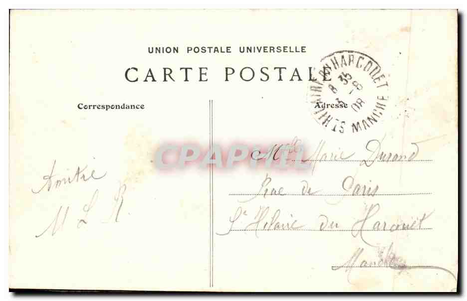CPA Dinard La Plage a l heure du bain  — Rückseite