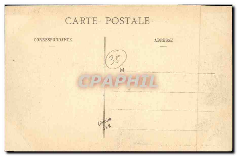 CPA Dinard Vue Generale de la plage  — Rückseite