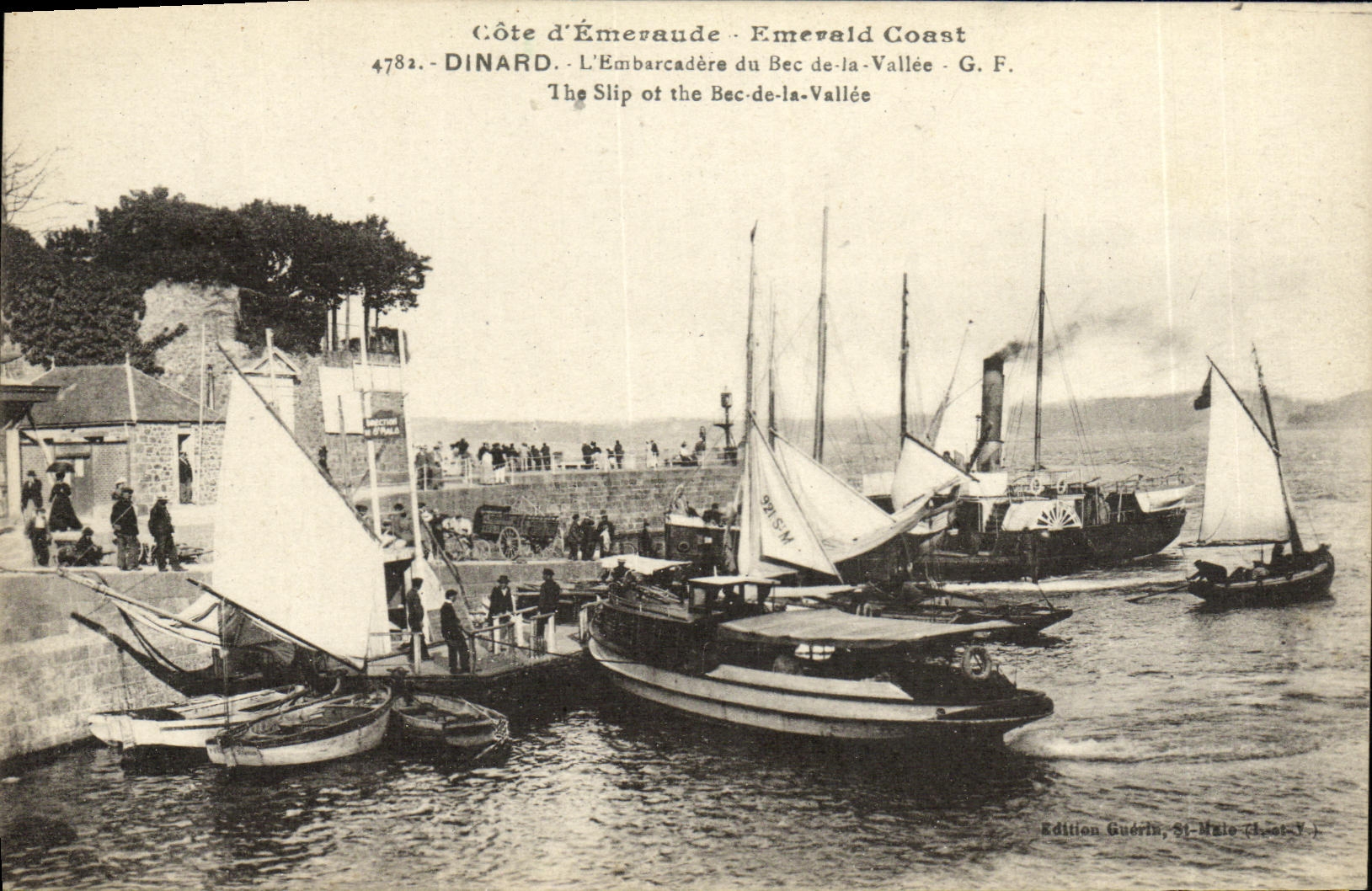 Dinard - L'Embarcadère du Bec-de-la-Vallée — Édition Guérin, St-Malo (Cher-Y.)