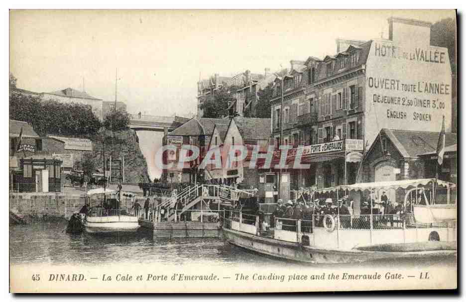 Dinard — La Cale et Porte d’Emeraude — éditeur L.L. n°45