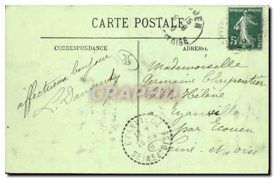 Dinard — La Rue Leuvrasseur — LL, n°55 — Verso