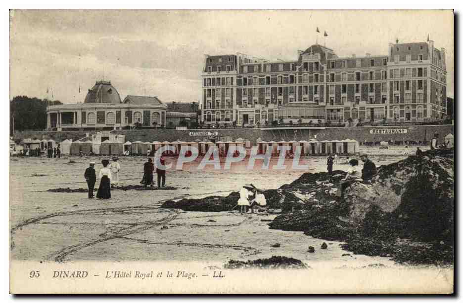 Dinard - L'Hôtel Royal et la Plage - LL.