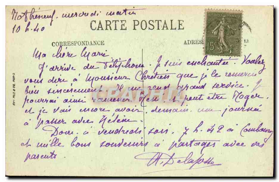 Dinard — L'Anse du Prieuré vue prise de la Vicomté — LL, n°102 — Reverso