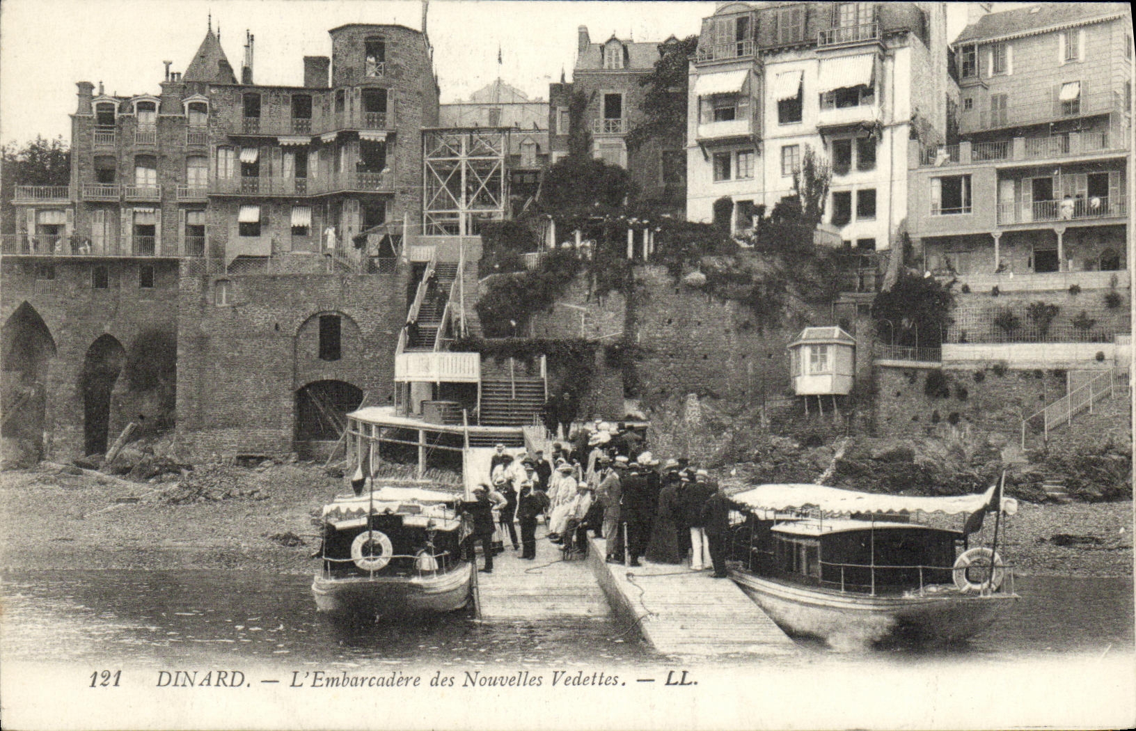 Dinard — The Embarkation of the New Launches — LL. — No. 121