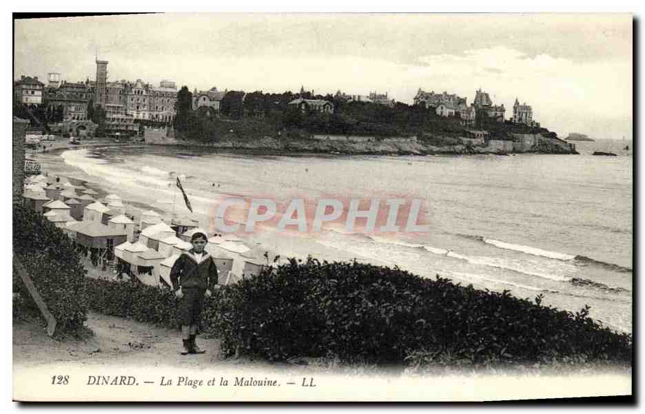 Dinard — La Plage et la Malouine — LL, n°128