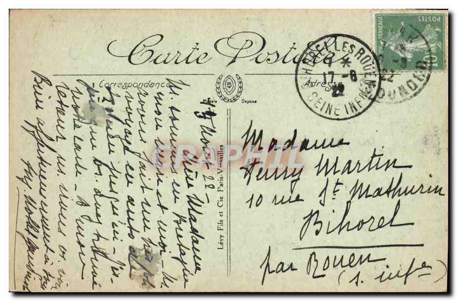 Dinard — Bric & Brac — LL. — n°135 — Verso
