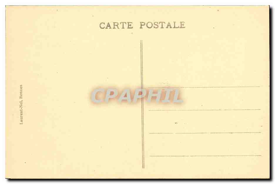 Côte d'Émeraude — Dinard — La Cale et La Vicomté — Éditeur Laurent-Nel Rennes — Verso