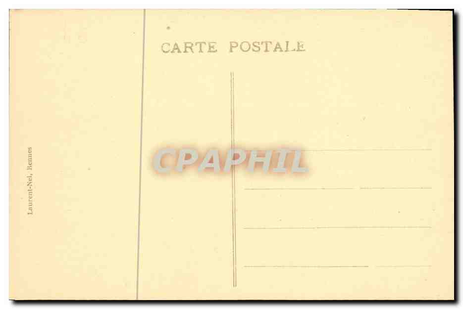 CPA Dinard La Cala a Mer Basse et la Rade Bateaux — Rückseite