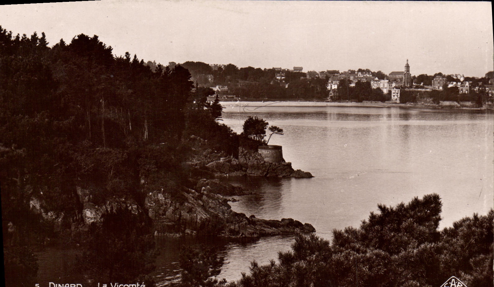 Dinard — La Vicomté — Éditeur A.P. Strasbourg