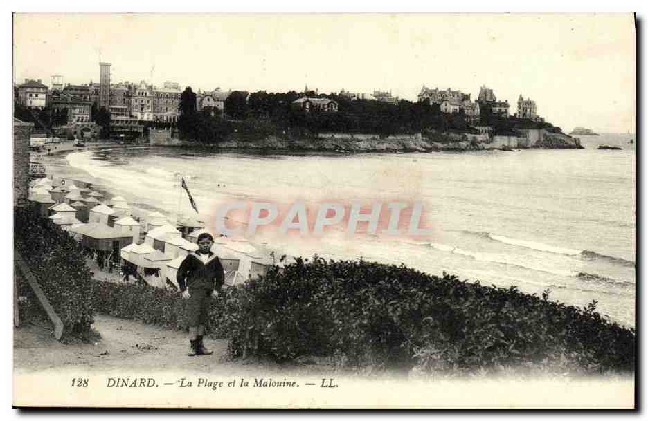 Dinard — La Plage et la Malouine — LL. n° 128