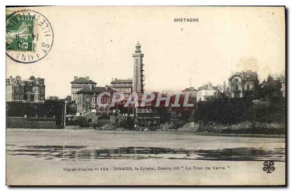 CPA Dinard Le cristal casino dit La tour de verre 
