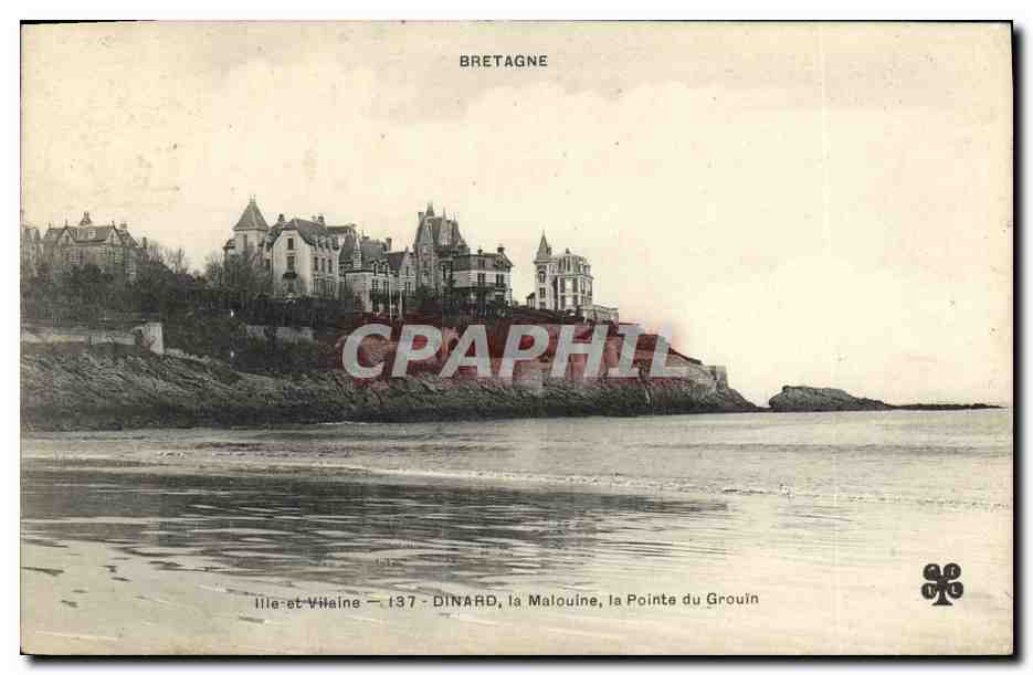 Dinard, la Malouine, la Pointe du Grouin — Bretagne — éditeur Illé-et-Vilaine, n° 137