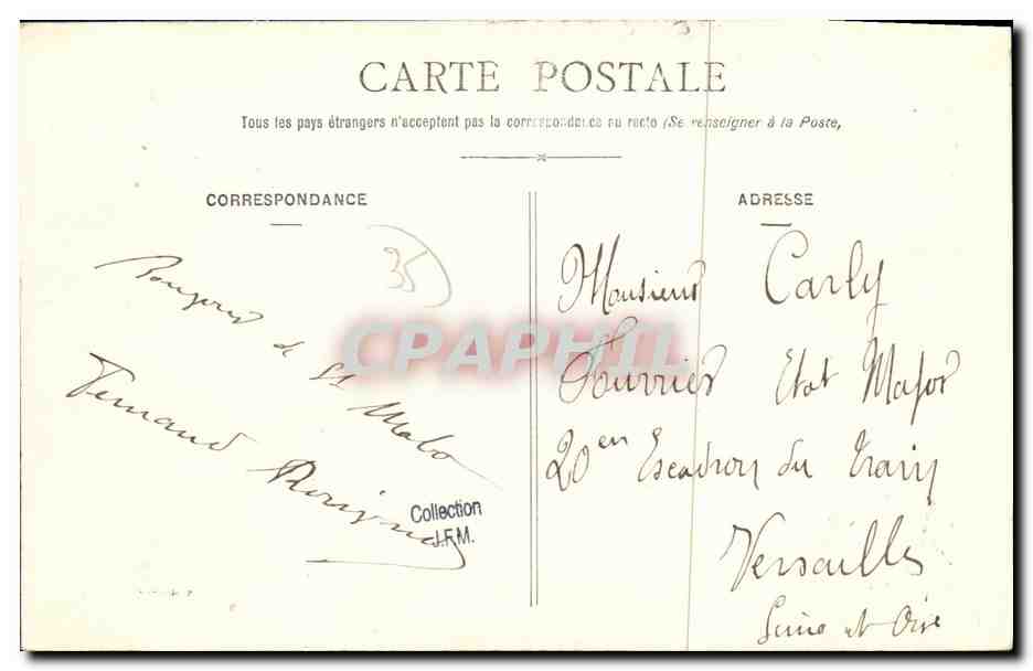 CPA Dinard La porte d emeraude  — Verso