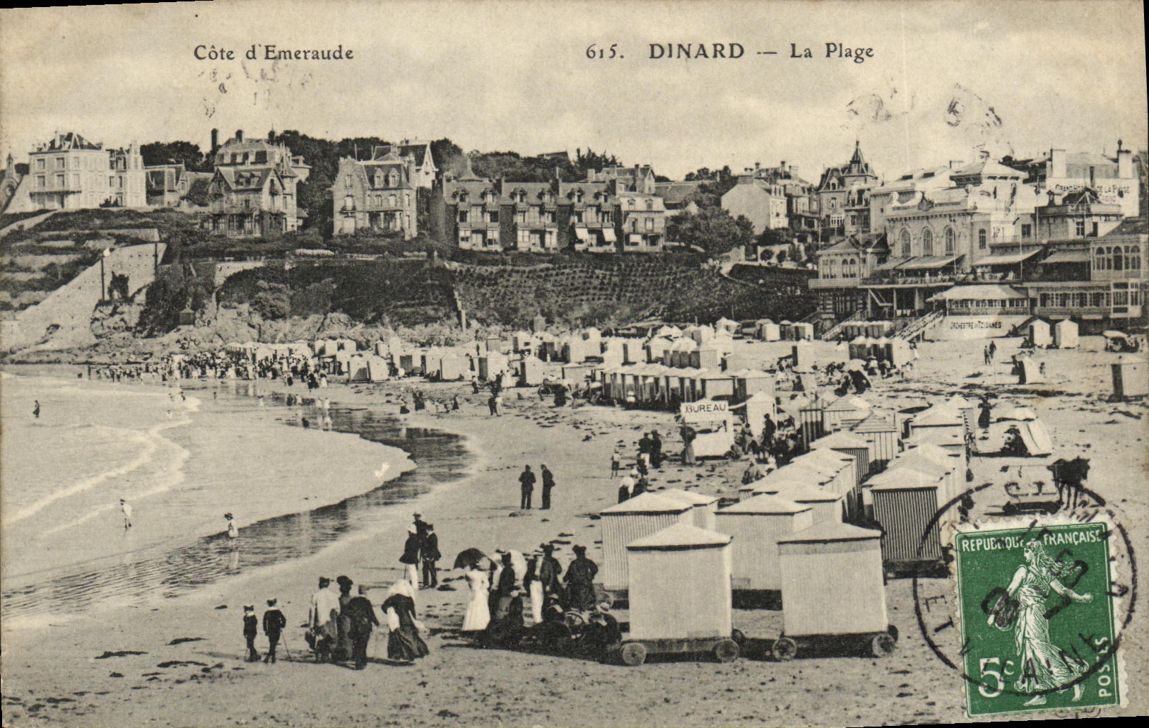 Dinard — Die Strandpromenade — Côte d’Émeraude, Nr. 615