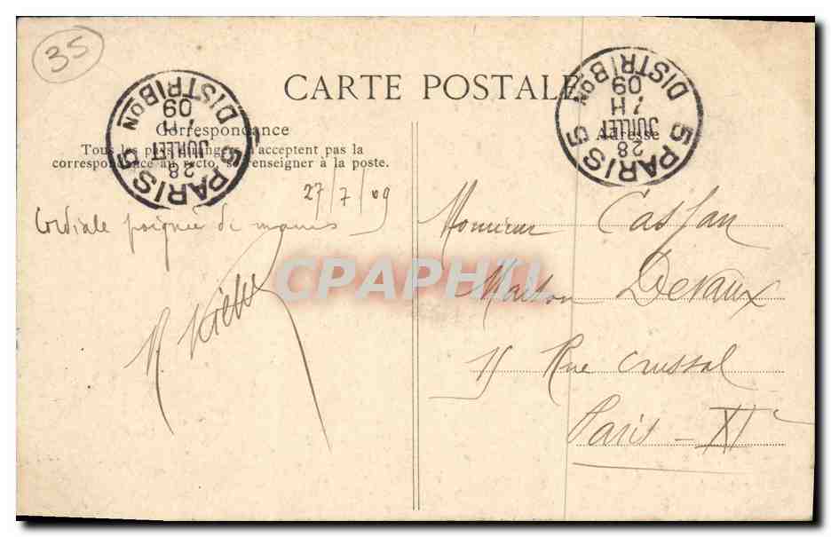Dinard — Die Strandpromenade — Côte d’Émeraude, Nr. 615 — Rückseite