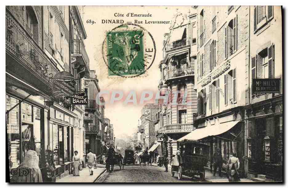 Dinard — Rue Levavasseur — Côte d’Emeraude, n°689