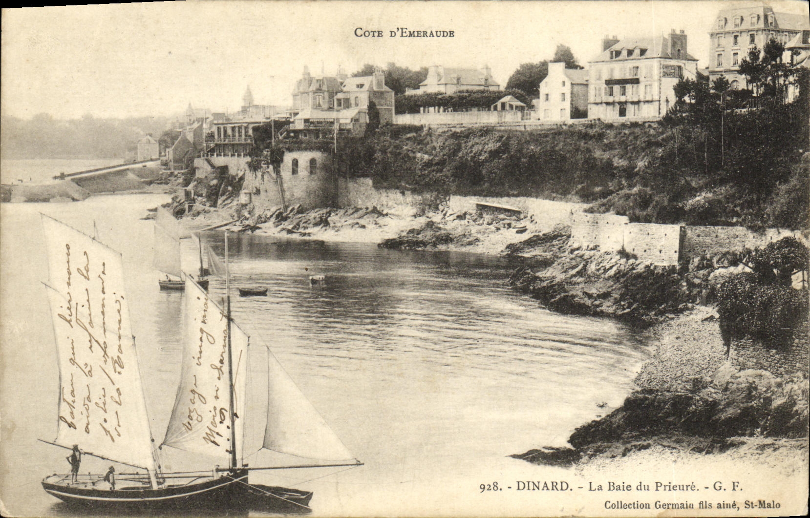 Dinard — La Baie du Prieuré — Collection Germain fils aîné, St-Malo