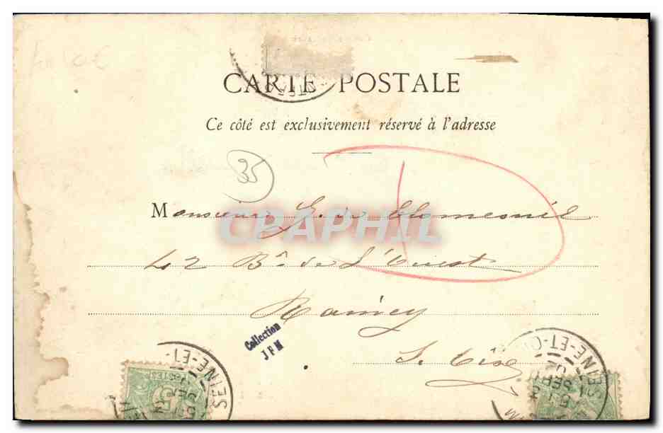 Dinard — La Baie du Prieuré — Collection Germain fils aîné, St-Malo — Back