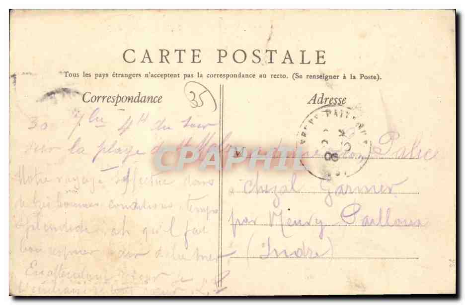 Les Bords de la Rance — Le Château de la Vicomme — G. F. n°143 — Reverso