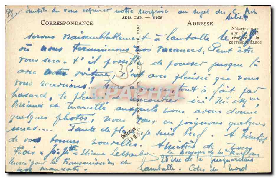 CPA Dinard Le Balneum La piscine Arts decoratifs — Verso