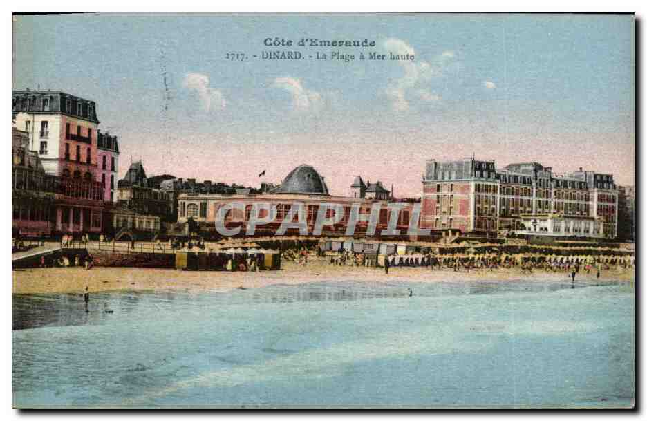 Dinard - La Plage à Maré haute — Côte d'Émeraude, n° 2717