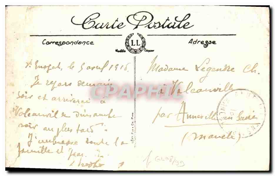 CPA Dinard Effet de contrejour a la Malouine — Rückseite