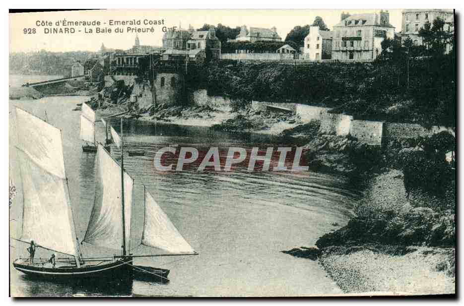 CPA Dinard La Baie du Prieure Bateau