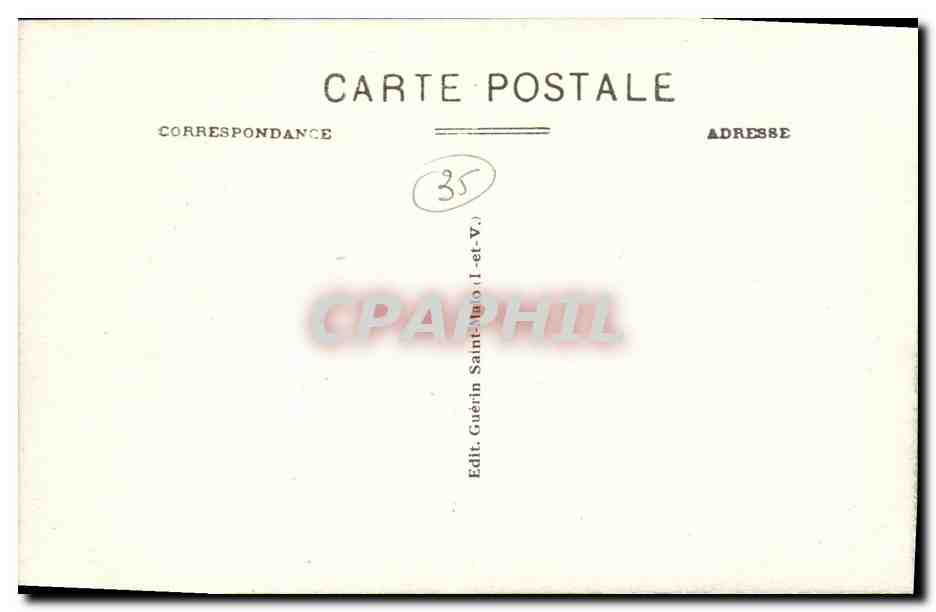 Dinard - La Plage et la Pointe du Moulinet — G. F. — n° 4922 — Reverso