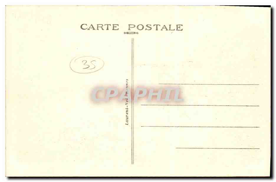 Dinard — La Promenade, vue sur la Malouine — Côte d'Émeraude — série 1062 — Verso