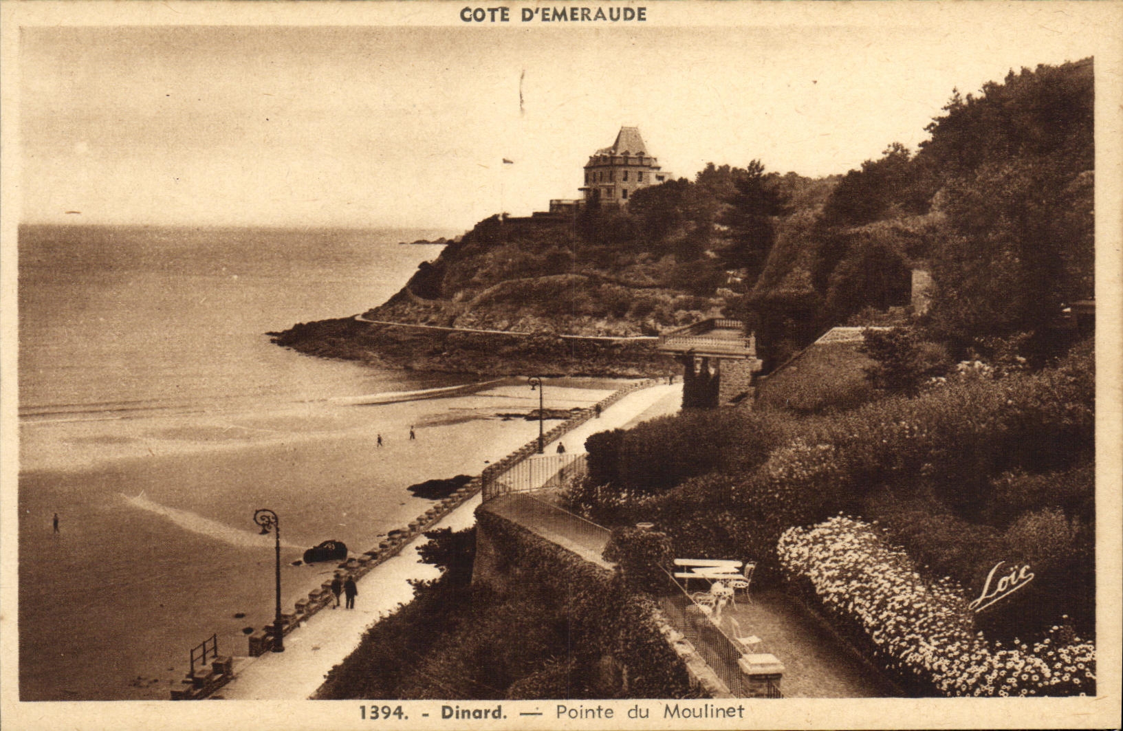 Pointe du Moulinet — Dinard — Côte d'Émeraude — Éditeur Loïc