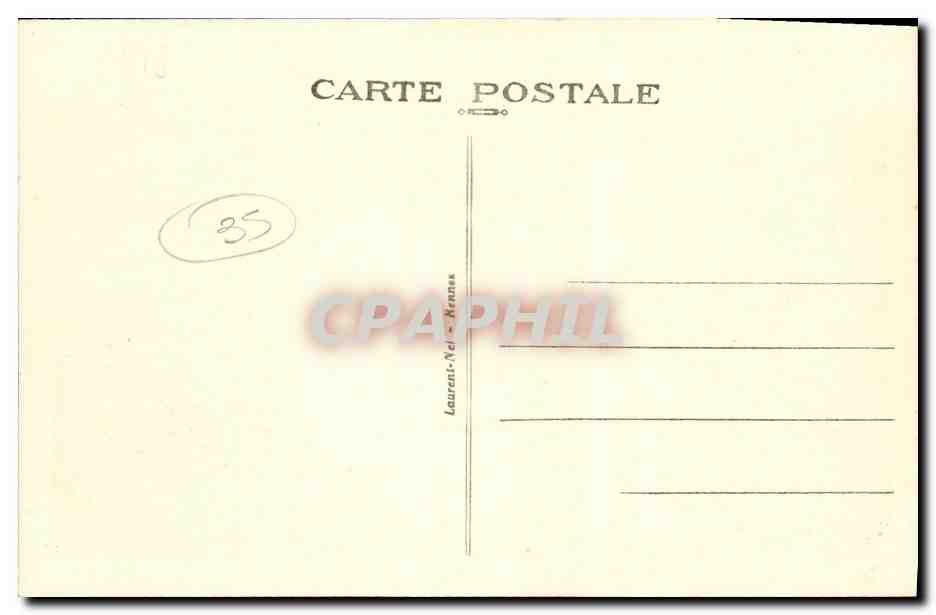 CPA Dinard La Plage de l Ecluse et la Piscine — Verso