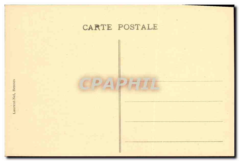CPA Dinard La Port et la Cale des Vedettes Vertes Bateaux — Rückseite