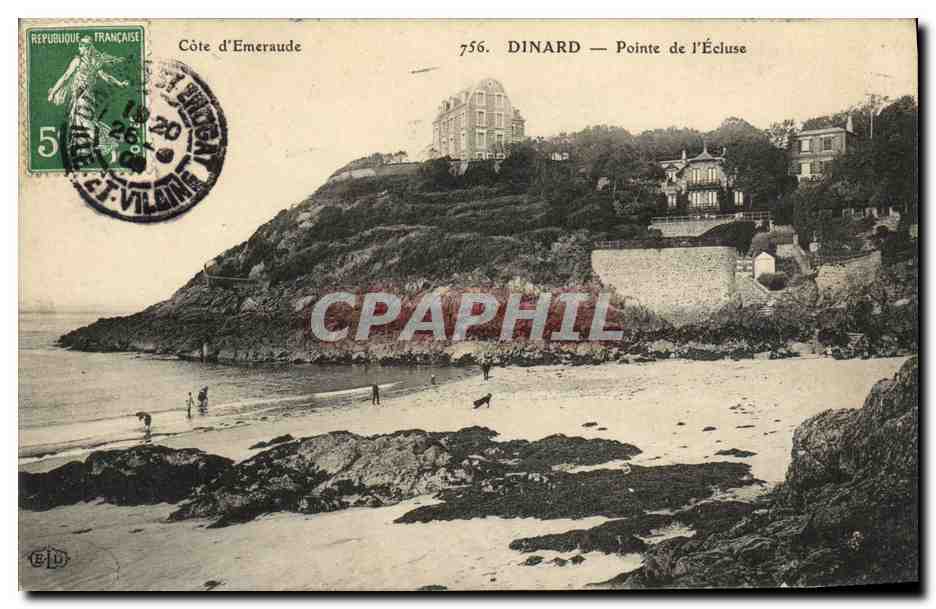 Dinard — Pointe de l'Écluse — Côte d'Émeraude, n°756