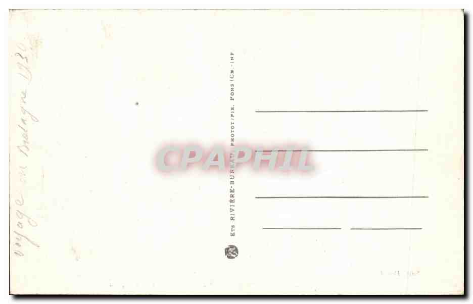 CPA Dol de Bretagne Le Menhir — Verso
