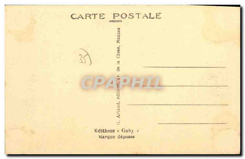 CPA Dol de Bretagne Grand Rue — Verso